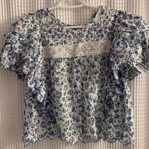 LoveShackFancy floral top!
